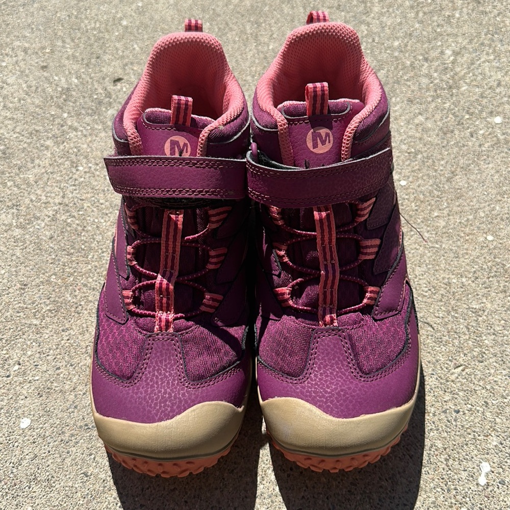 Merrell Chameleon Waterproof Hiking Boots Kids Size 4.5 EU 35.5